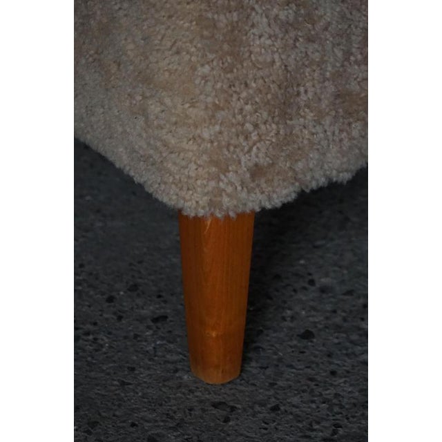 Mid-Century Modern Swedish Lounge Chairs in Birch and Lambswool, 1960s, Set of 2 For Sale - Image 13 of 18