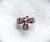 Antique Amethyst and Crystal Clover Pin For Sale - Image 10 of 11
