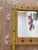 Brown Vintage Wooden Country Folk Art Heart Rectangle Mirror For Sale - Image 8 of 8
