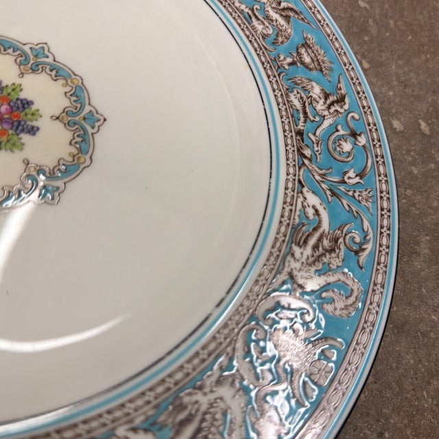 Turquoise Late 20th Century Wedgwood Florentine Bone China Dishes - Set of 12 For Sale - Image 8 of 12