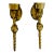 Vintage Brass Candle Wall Scones For Sale