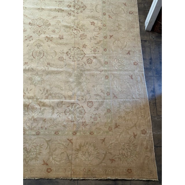 Vintage Mahal Rug - 9'5'' X 10'7'' For Sale In Los Angeles - Image 6 of 7
