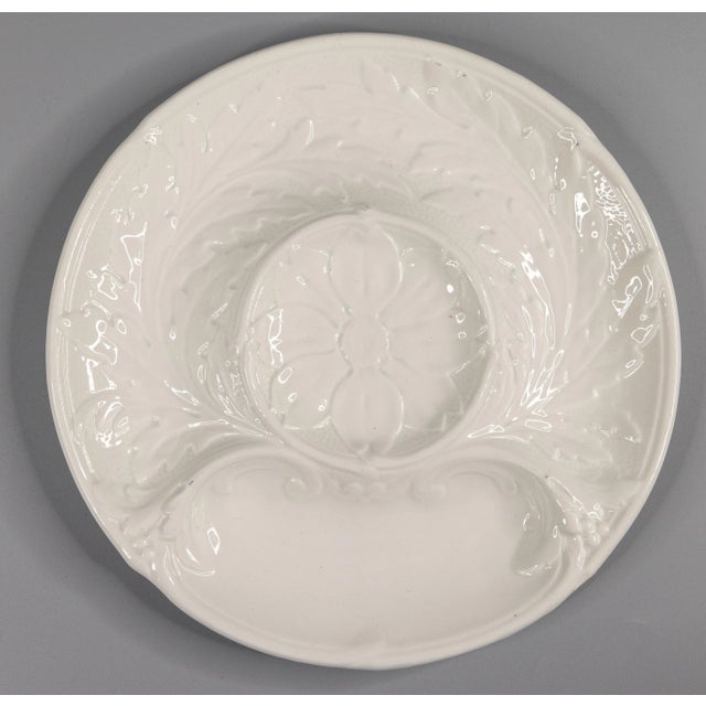 Farmhouse French Gien Majolica Artichoke Plates - a Pair For Sale - Image 3 of 6