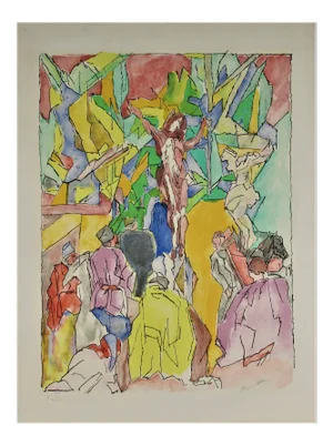 Jacques Villon, Golgotha, 1956