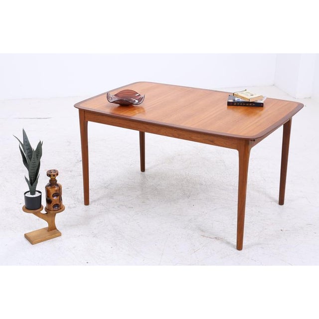 Mid-Century Extendable Dining Table in Teak from Lübke For Sale - Image 16 of 16