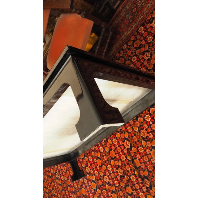 Table in Black Lacquered Wood For Sale - Image 6 of 8