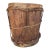 Early 20th Century Native America Hand Made Wooden Drum With Leather For Sale