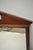 Late 20th Century Late 20th Century Broyhill Usa Federal Style Broken Arch & Finial Cherry Wood Wall Dresser Mirror For Sale - Image 5 of 10