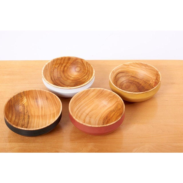 Wooden Bowls by Fabian Fischer, Germany, 2020, Set of 4 For Sale - Image 6 of 7