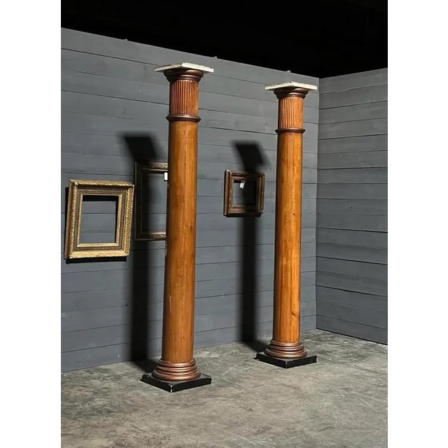 Architectural Columns, 1850, Set of 2 For Sale - Image 3 of 11