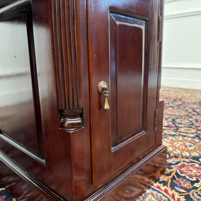 English Chesterfield Partner Desk For Sale - Image 14 of 18