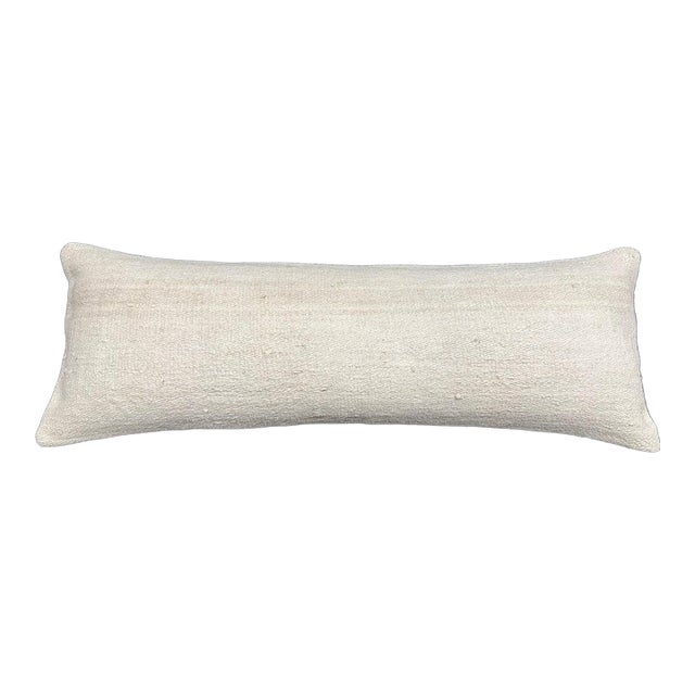 Turkish Hemp Pillow Cushion Natural Beige Cushion Cover 14x40 For Sale