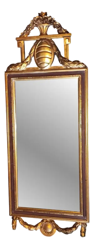 Gilded and Carved Mirror from Georg Kis Bredgade 2