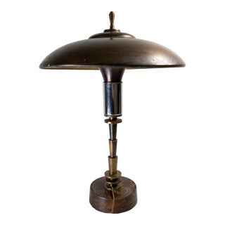 Mid-Century Modern Space Age Art Deco Fairies Guardsman Table Lamp by Bert Dickinson For Sale