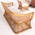 Wicker Rattan Lounge Set, 1970s, Set of 3 For Sale - Image 16 of 18