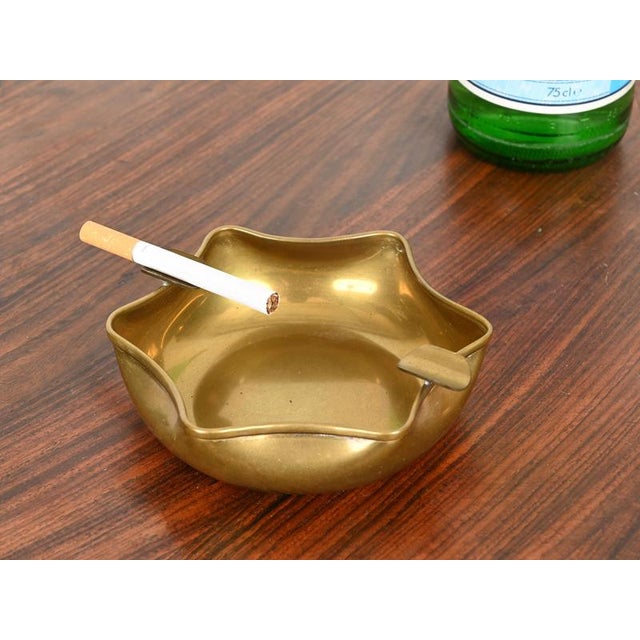 Metal Italian Sculptural Brass Ashtray by Bellotto, Italy, 1970s For Sale - Image 7 of 12