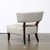 Off-white Pair of Mid-Century Curved Slipper Chairs W/ Bouclé Upholstery by Billy Haines For Sale - Image 8 of 13
