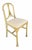 French Small Antique French Painted Side Chair For Sale - Image 3 of 5