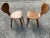 A beautifully preserved pair of Norman Cherner style (attrib.) sculptural bent plywood side chairs. Dating from the mid-...