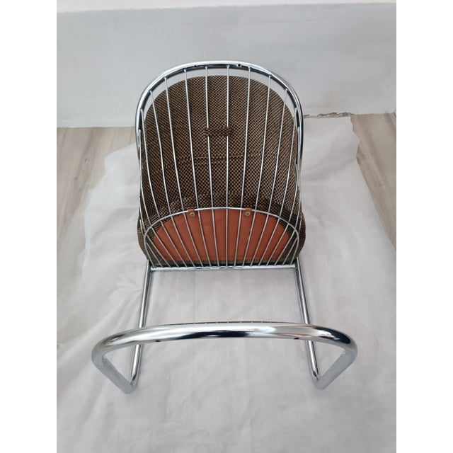 Series S Cantilever Chairs attributed to Gastone Rinaldi for Rima, 1970s, Set of 4 For Sale - Image 13 of 15