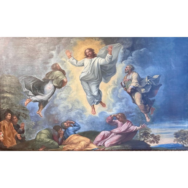 The Transfiguration of Christ, 1750, Oil on Canvas For Sale - Image 3 of 11