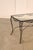 Vintage Glass Top Wrought Iron Patio Table For Sale - Image 14 of 18