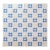 Early 20th C Hand-Quilted Blue and White Churn Dash Quilt For Sale
