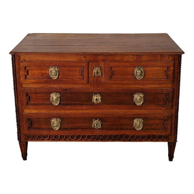 Louis XVI Oak Chest of Drawers For Sale