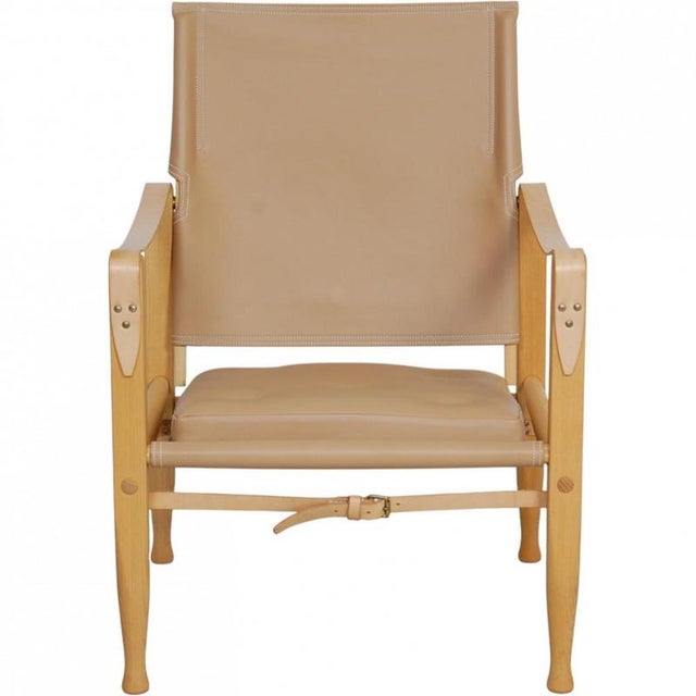 Safari Chair in Leather by Kaare Klint For Sale - Image 10 of 10