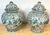 Pair of Monumental Chinese Famille Verte Daoist and Buddhist Covered Ginger Jars China, Late Qing Dynasty to Early...