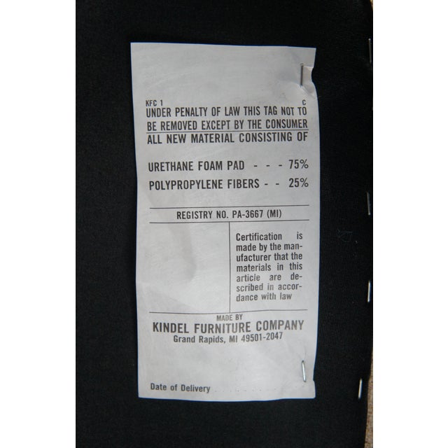 Pair of Late 20th Century Kindel Cherry Draper Dining Side Cafe Chairs For Sale - Image 12 of 12