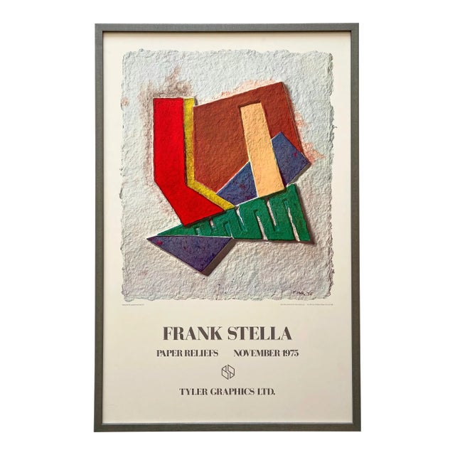 Frank Stella Vintage 1975 Lithograph Print 