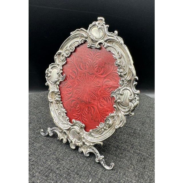 Sterling Silver Picture Frame For Sale - Image 10 of 12