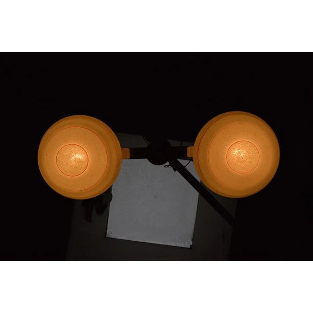 Cream Pendant Lamp, Czechoslovakia, 1950s For Sale - Image 8 of 11