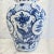 Delft Blue and White Vase With Top For Sale - Image 10 of 12