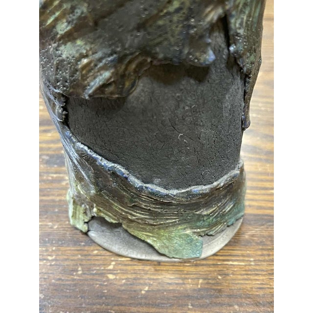 Tuareg in Glazed Terracotta and Ceramic by Jollier, 1950s For Sale - Image 5 of 10