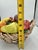 Vintage MCM Italian Ceramic Hand Painted Fruit Basket Centerpiece For Sale In Dallas - Image 6 of 7