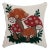 Shroomy Pom Pom Hook Pillow, 16" x 16" For Sale