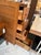 Design Plus Gallery presents a Quarter-Sawn Oak Wood Filing Cabinet. The tall case displays prominent oak grain, paneled...