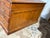 19th Century Large Size Antique English Geogra Style Oak Leather Top Double Pedestal Partner Executive Desk For Sale - Image 12 of 18