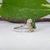Metal 2.5Ct Chrome Tourmaline Ring With 100 Natural Diamonds: Solid 14k Gold, 11x7mm, Size 6.75 For Sale - Image 7 of 9