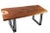 Wood Organic Modern Living Edge Dining Table For Sale - Image 7 of 7