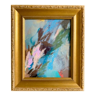 "Waterfall Hike" 2026 Framed Mixed Media Painting by Jessalin Beutler For Sale