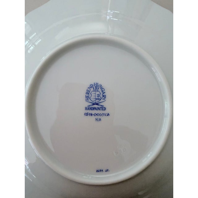 White 1990s Herend Rachael Unused Salad Plates - 12 pcs For Sale - Image 8 of 8