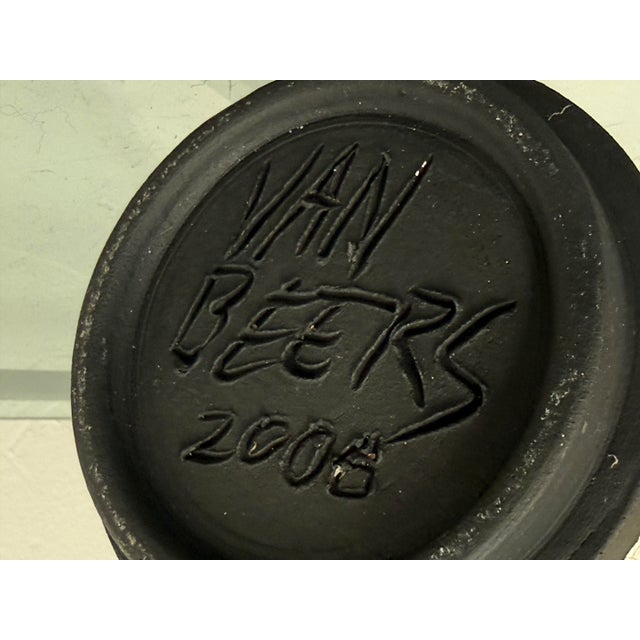Derik Van Beers Waiting for Something Better Vase, Signed For Sale - Image 12 of 12