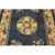 Textile 1920s Antique Medallion Oriental Chinese Blue Wool Rectangle Knotted Small Rug For Sale - Image 7 of 12