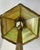 Antique Edward Miller E. M. Co. Green & Custard Slag Glass Table Lamp For Sale - Image 12 of 12