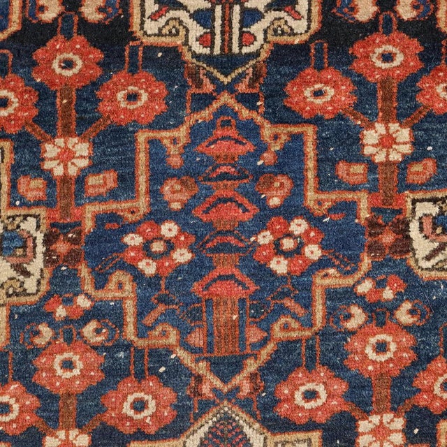 Bakhtiar Cotton & Wool Heavy Knot Rug For Sale - Image 3 of 12