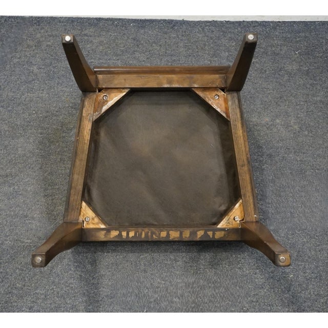 Baker Furniture Solid Mahogany Transitional Contemporary Dining Side Chair 2899-3579 For Sale - Image 9 of 10