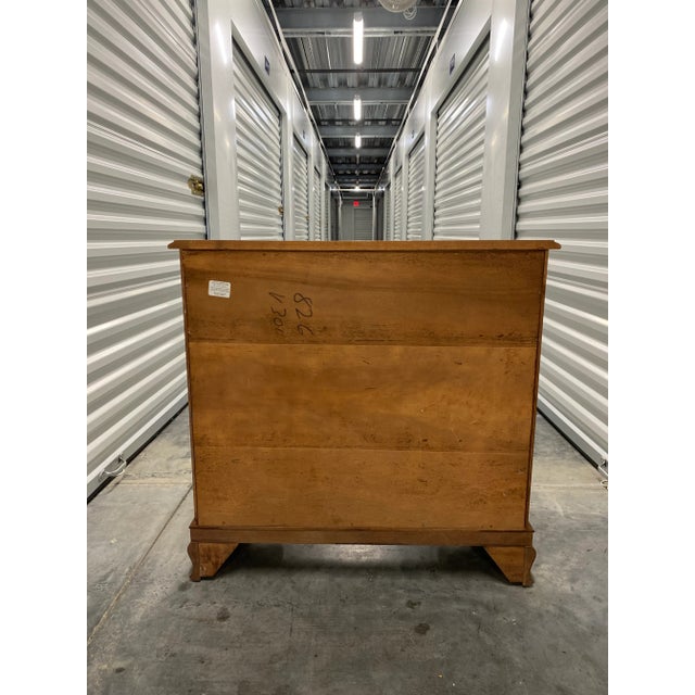 Wood Storage Cabinet Commode Solid Hard Rock Maple by Tell City Hall For Sale - Image 7 of 11
